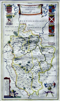 Bedfordiensis Comitatus, Anglis Bedford Shire : G. & J.Blaeu