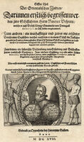 Untitled [Double Hemisphere World Map On A Title-Page] : T.De Bry