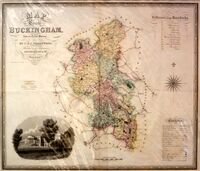 Map Of The County Of Buckingham, From An Actual Survey ...