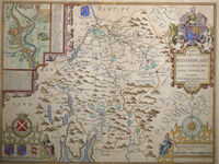 The Countie Westmorland And Kendale The Cheif Towne Described : J.Speed / H.Overton