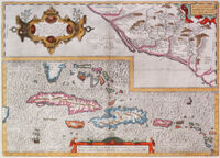 Culiacanae Americae Regionis Descriptio / Hispaniolae, Cubae ... : A.Ortelius