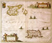 Sarnia Insula, Vulgo Garnsey: Et Insula Caeserea ... Jarsey : G.Blaeu
