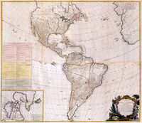 A New Map Of The Whole Continent Of America ... 1786 : T.Kitchin / R.Sayer