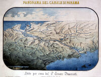 Panorama Del Canale Di Panama
