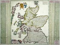 Scotia Regnum Divisium In Partem Septentrionalem Et Meridionalem