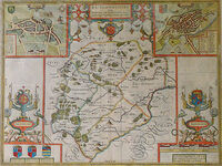 Rutlandshire With Oukham And Stanford Her Bordering Neighbours : J.Speed