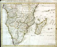 Carte Du Congo Et Du Pays Des Cafres ... : G.De L'Isle / J.Covens & C.Mortier