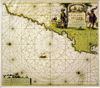 Paskaart Van De Kuste Van, Gualate En Arguyn ... : G.Van Keulen