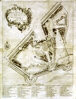 A Plan Of The House And Gardens ... At Stowe In Buckinghamshire