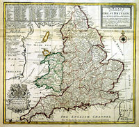 The Roads Of Ye South Part Of Great Britain Called England ...