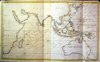 A Chart Of The Indian Sea And Eastern Ocean ...