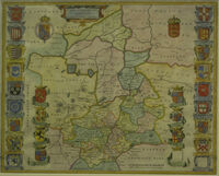 Cantabrigiensis Comitatus, Cambridge Shire : G.Blaeu