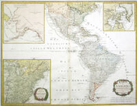 Karte Von Amerika Nach D'Anville Und Pownall