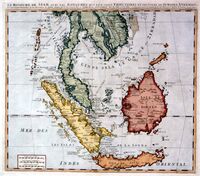 Le Royaume De Siam Avec Les Royaumes ... Sumatra Andemaon