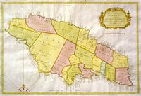 A New And Exact Chart Of The Island Of Jamaica ...
