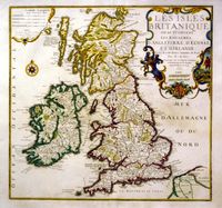Les Isles Britannique Ou Se Trouvent Les Royaumes D'Angleterre