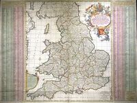 A New Map Of The Kingdome Of England And Wales ...