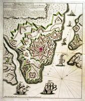 ... Accurater Plan Der Vestung Saint Phillipe ... Ins.Minorca