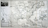 A New Map Of The North Parts Of America Claimed By France ...