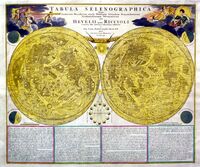 Tabula Selenographica ... Hevelii Quam Riccioli