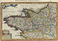 Britannia Et Normannia Cum Confinijs : J.Jansson