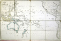 Carta Della Oceanica O Quinta Parte Del Monde ... : A.H.Brue / P. & G.Vallardi