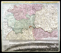 Regiones, Quae Est Circa Londinum, ... : Homann's Heirs