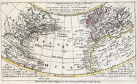 A New Geographical Map Or Chart Of The Atlantic Ocean ... : E.Bowen / General Magazine