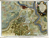 Plan Of The Battle Of Saragossa ... : I.Basire