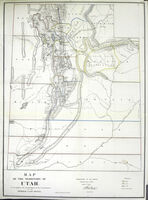 Map Of The Territory Of Utah ... : General Land Office