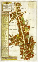 Aldersgate Ward And St.Martins Le Grand Liberty : J.Stow / R.Blome / J.Strype