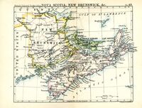 Nova Scotia, New Brunswick &c : J.Bartholomew