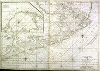 Carte Des Entrees Du Suyder Zee Et De L'Embs ... : N.Bellin