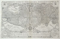 Orbis Terrae Novissima Descriptio : J.Le Clerc / J.Hondius / G.Mercator