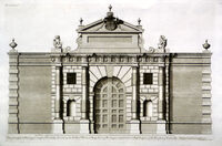 The Great Gate At Burlington House In Pickadilly ... : C.Campbell
