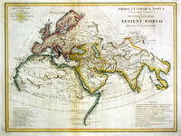 Orbis Veteribus Notis Drawn And Engraved From D'Anville's Map : J.Harrison / Haywood / G.Allen