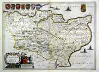 Cantium Vernacule Kent : J.Blaeu
