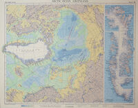 Arctic Ocean Greenland : J.Bartholomew / The Times