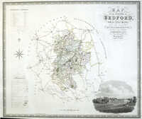 Map Of The County Of Bedford