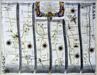 The Roads From Shrewsbury And Chester To Holywel ... [Plate 98]