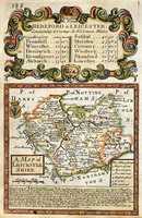 A Map Of Leicester Shire