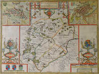 Rutlandshire With Oukham And Stanford Her Bordering Neighbours