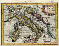 Tabula Italiae, Corscae, Sardiniae, Et Adjacentium Regnorum