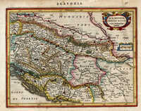 Sclavonia Croatia Bosnia Cum Dalmatiae Parte