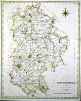 A Map Of Bedfordshire From The Best Authorities