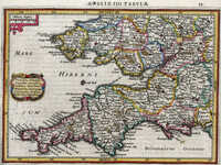 Cornubia, Devonia, Somersetus, Dorcestria, ...