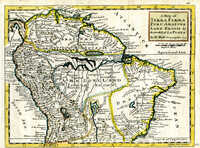 A Map Of Terra Firma Peru Amazone Land Brasil ...