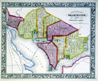 Plan Of The City Of Washington, The Capitol Of The United States of America