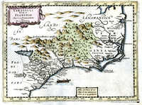 Virginiae Item Et Floridae Americae Provinciarum Nova Descriptio