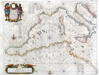 Pascaarte ... Middelandsche-Zee ...